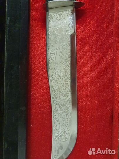 Нож сувенирный в футляре из натурального камня