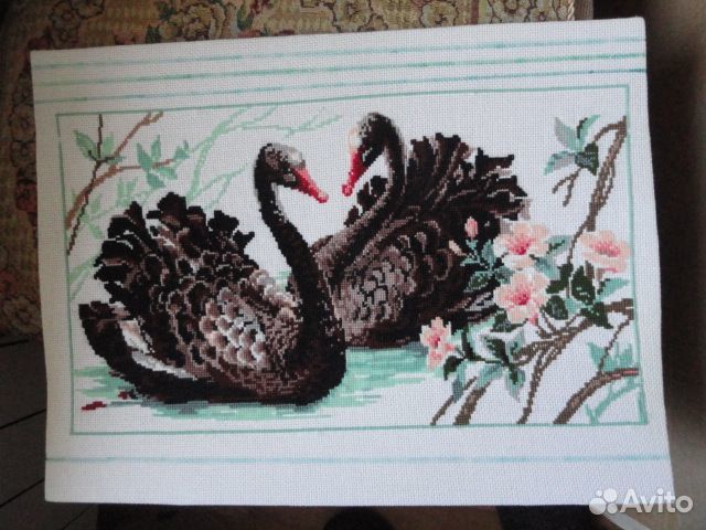 Влюбленная парочка, гобелен свежая авторская