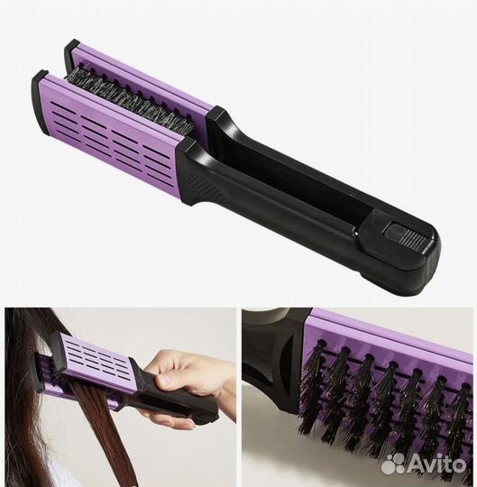 Расчестка-щетка двойная для выпрямления волос