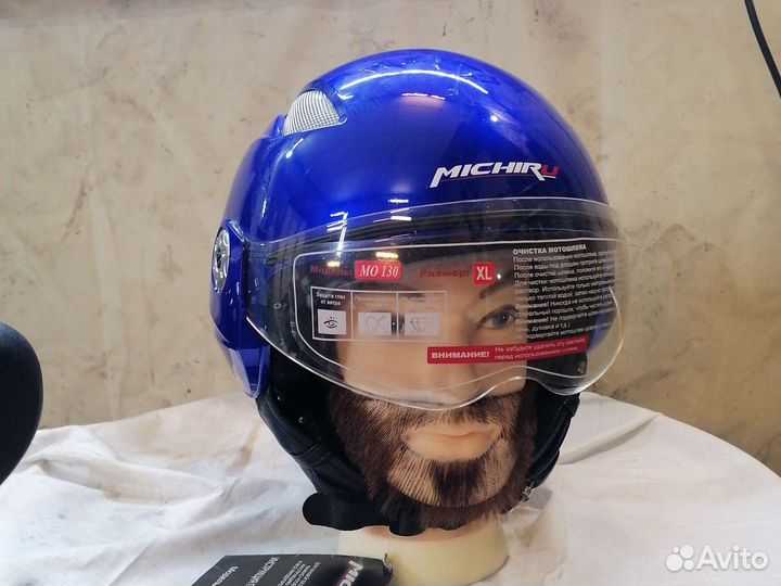 Мото шлем открытый Jet Michiru