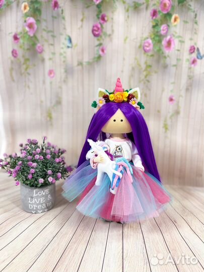 Кукла единорожка