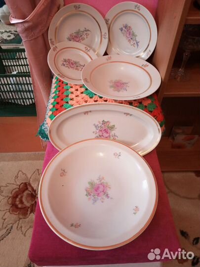Столовый сервиз фарфор СССР