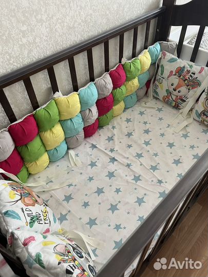 Бортики в кроватку бу