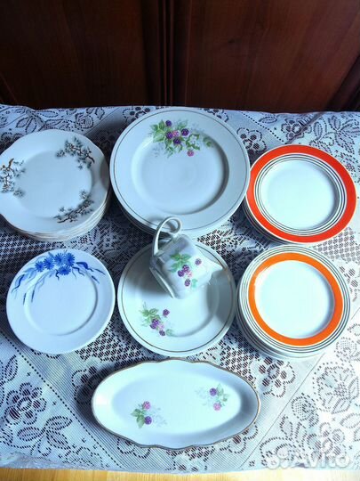 Тарелки для сервировки фарфор СССР