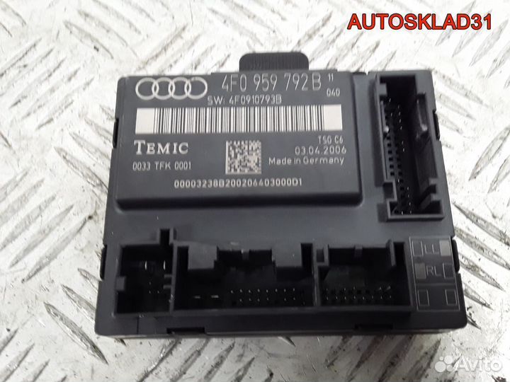Блок комфорта Audi A6 C6 4F0959792B