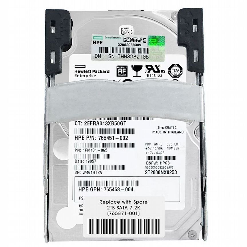 [765871-001] Жесткий Диск Hp 2tb Sata3 2,5" Hdd 765871-001