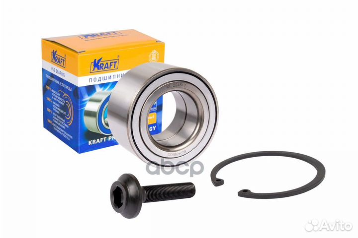 Подшипник ступицы передней KT 204617 Kraft