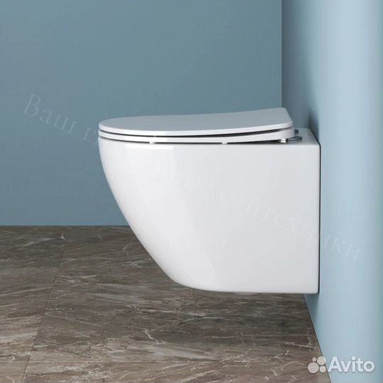 Подвесной унитаз и Инсталляция Grohe