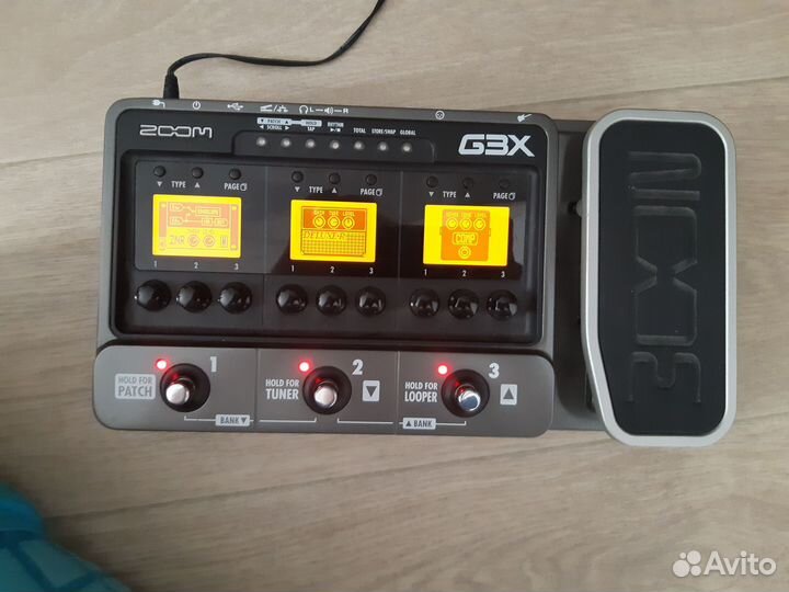 Гитарный процессор zoom g3x