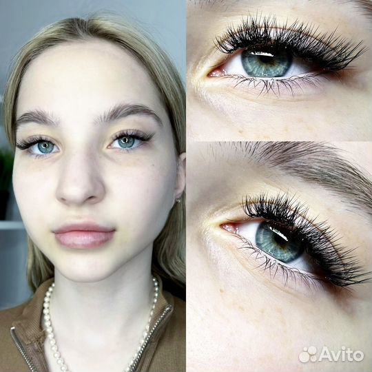 Наращивание ресниц модель