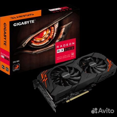 Видеокарта Gigabyte RX580 4gb Gaming купить в Москве | Электроника | Авито