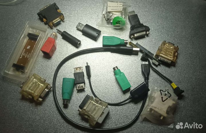 Переходники dvi vga usb SATA