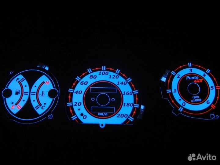 Fiat Punto 1 (93-99) Тюнинг шкалы приборов