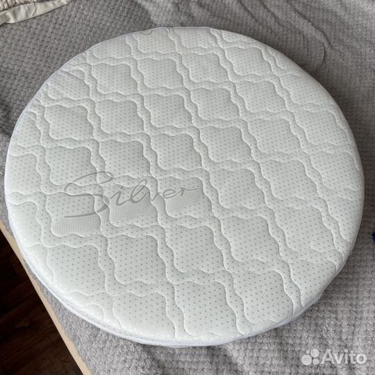 Матрас для круглой кроватки 75х75х12 см