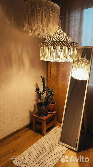 Абажур макраме