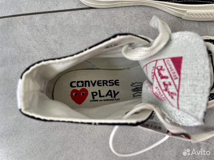 Кеды Converse play comme des garcons
