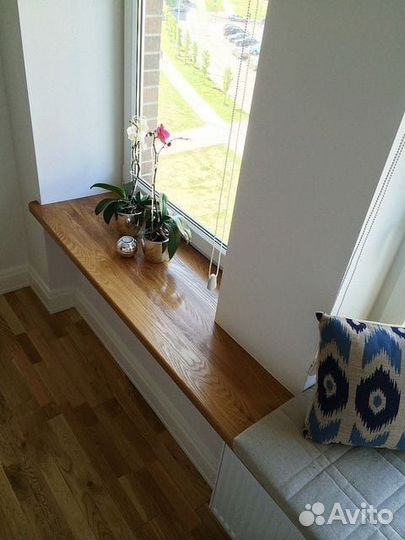 Подоконник деревянный из массива