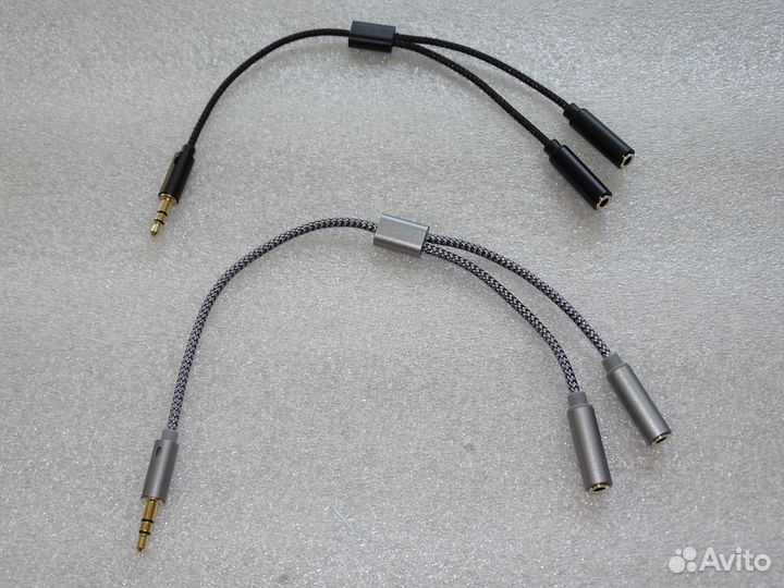 Аудио кабель-переходник, разветвитель