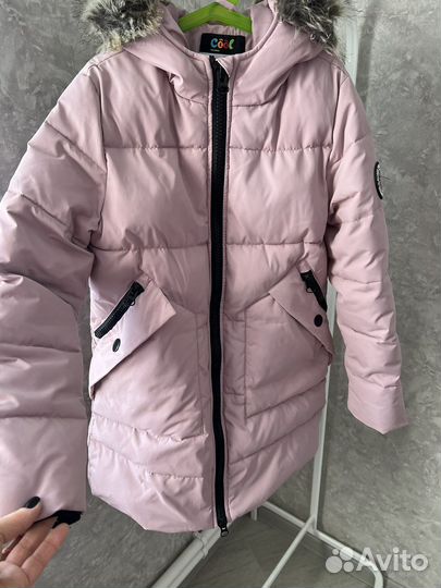 Пуховик для девочки 152