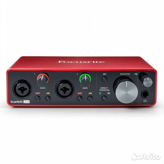 Focusrite scarlett 2I2 3RD GEN звуковая карта