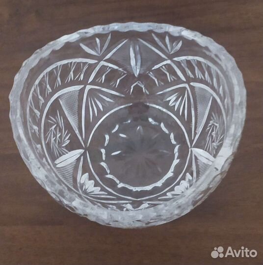 Хрустальная конфетница, производство СССР, новая