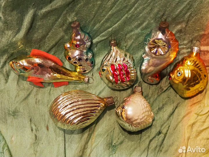 Елочные игрушки СССР советские. лот