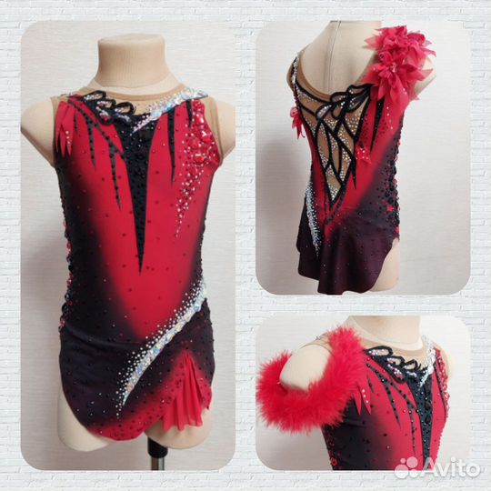 Купальник (три вида в одном)для худ гимнастики