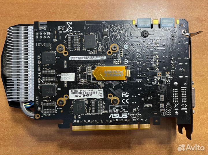Видеокарта asus gtx760 2gb