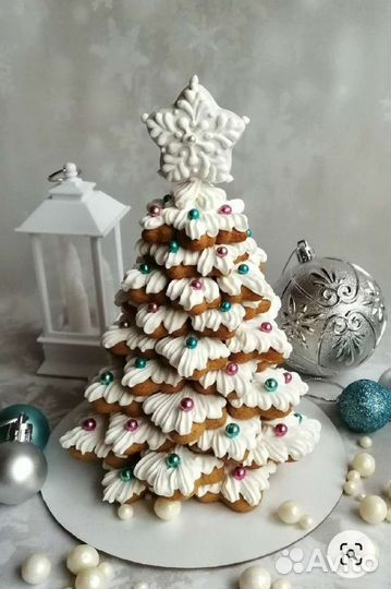 Торт Елочка новогодняя