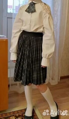 Школьная форма, школьная юбка в клетку SkyLake