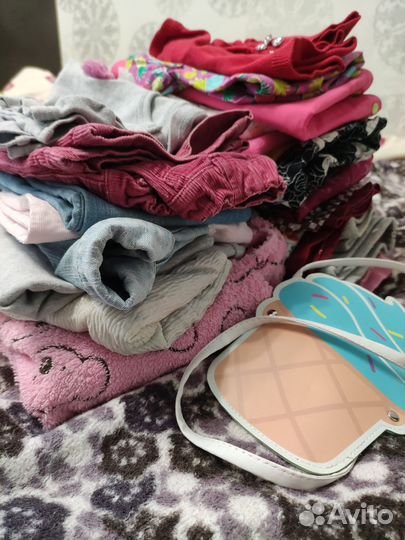 Большой пакет одежды для девочки 2-4 г. 86-104