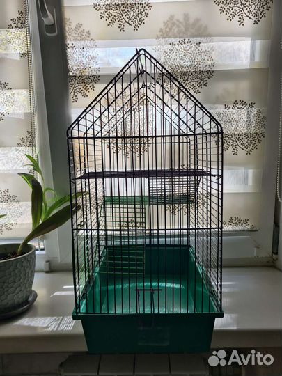 Клетка для грызунов двухэтажная б/у