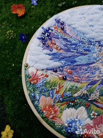 Ручная вышивка на пяльцах