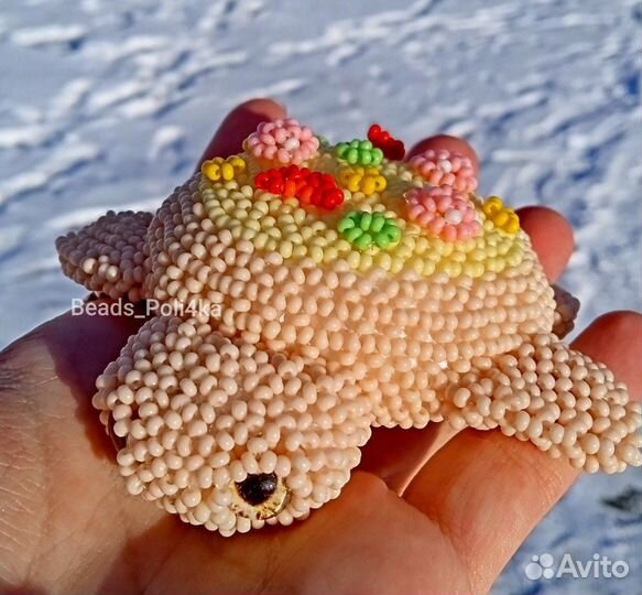 Пицца из бисера