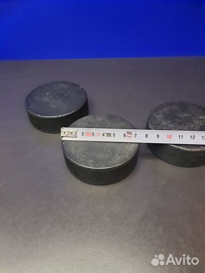 Шайба хоккейная СССР набор из 3шт