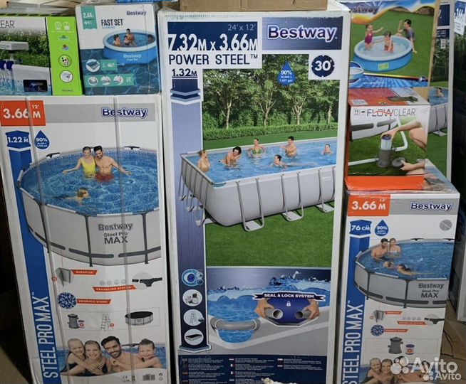 Каркасный бассейн ассортимент