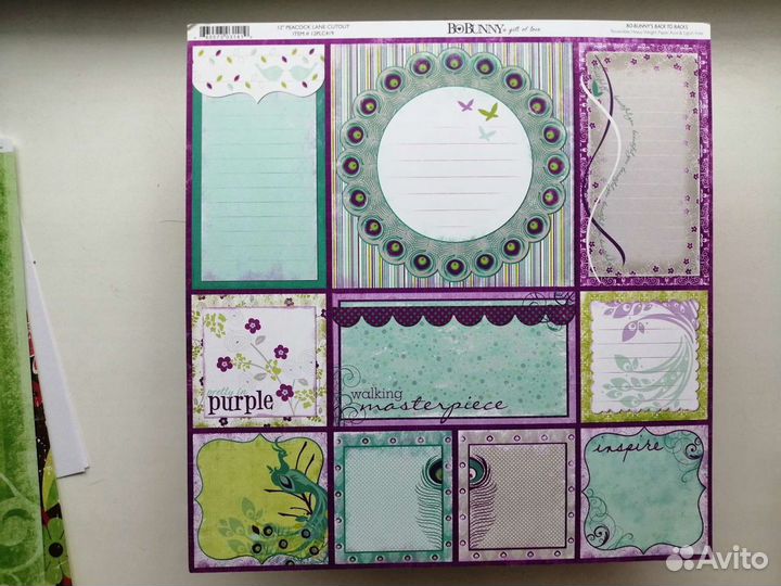 Бумага (карточки) для скрапбукинга BoBunny