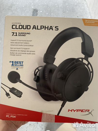 Наушники hyperx cloud alpha s