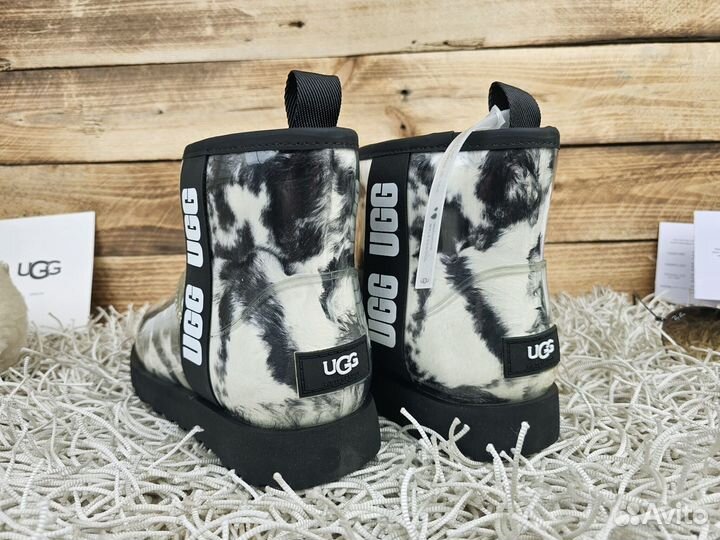 Угги Ugg Classic Clear Mini Zebra женские оригинал