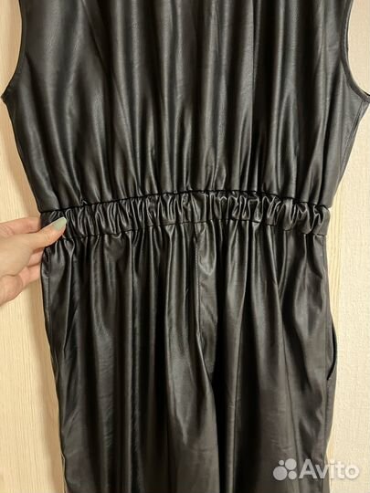 Комбинезон женский экокожа