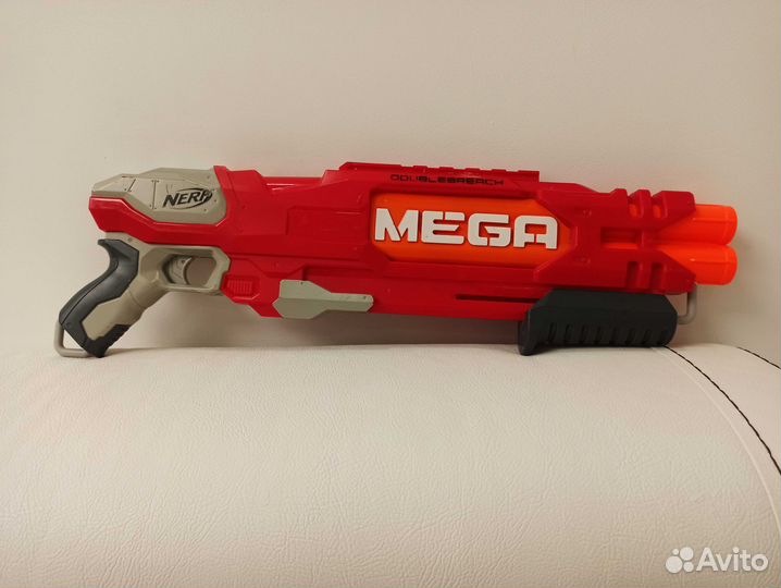 Бластер Нерф Мега двустволка Даблбрич