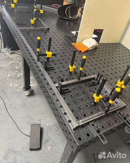 Сварочный 3D стол 1500х3000х100 толщиной 12 мм