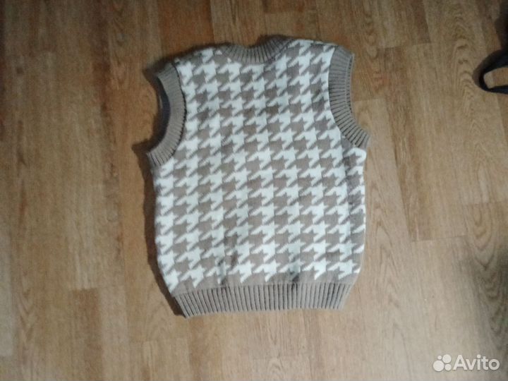 Жилетка школьная для девочек 140