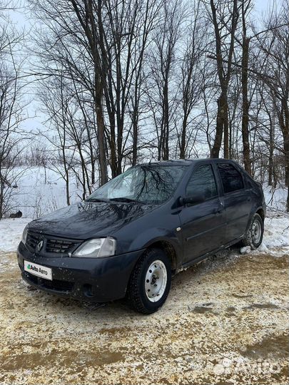 Renault Logan 1.6 МТ, 2006, битый, 300 000 км