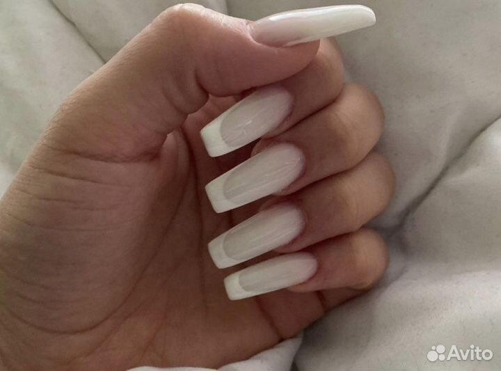 Маникюр наращивание ногтей