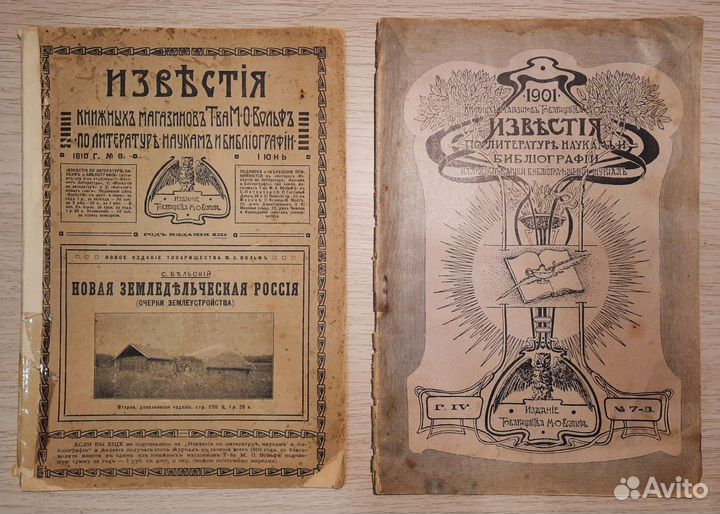 Антикварная книга 1901 и 1910