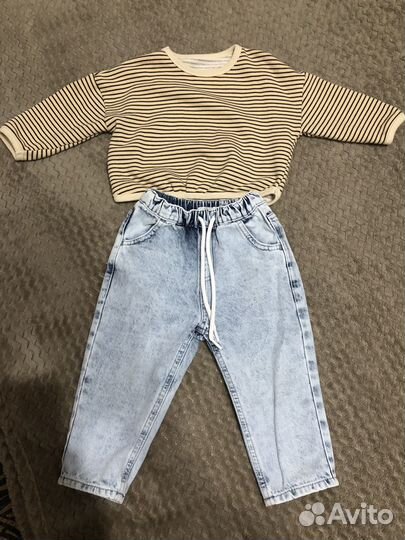 Вещи для девочки размер 80-86