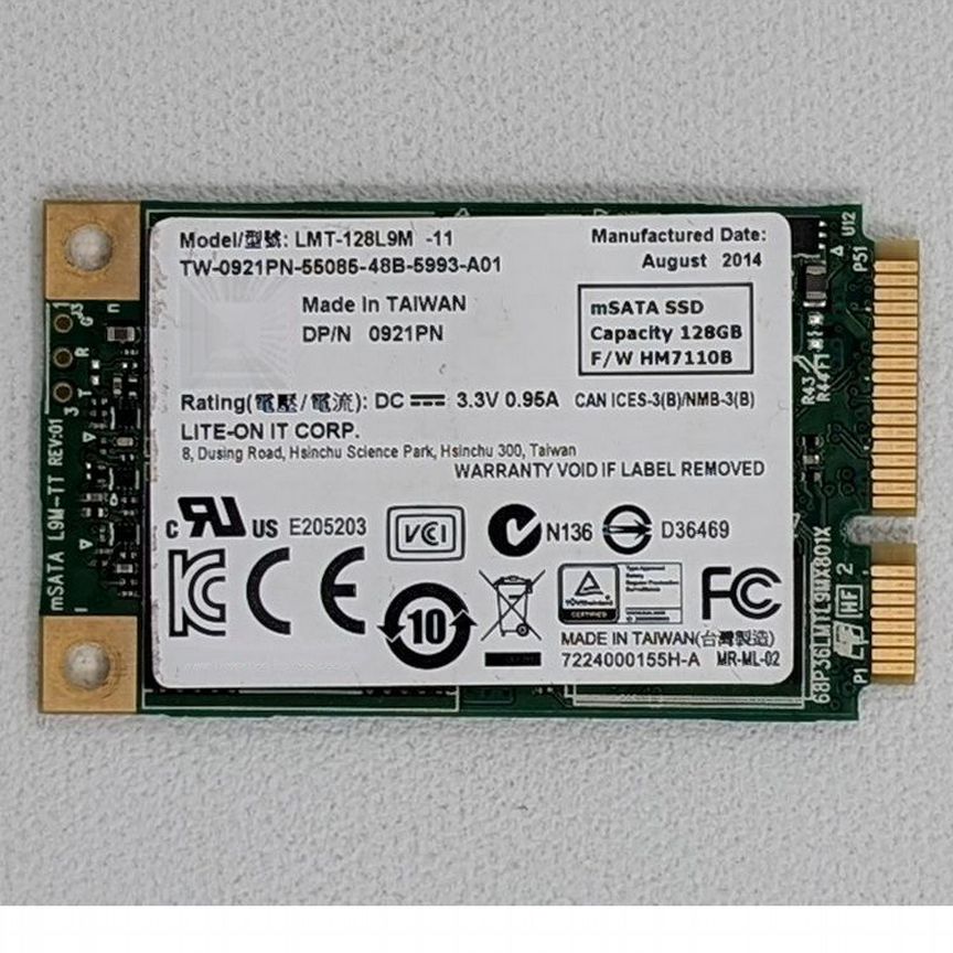 [LMT-128L9M-11] Ssd Диск 0921pn, Lite-On, Dell, 128