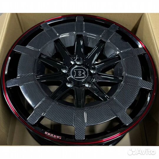 Кованые диски R23 на Mercedes brabus monoblock Z Carbon Edition