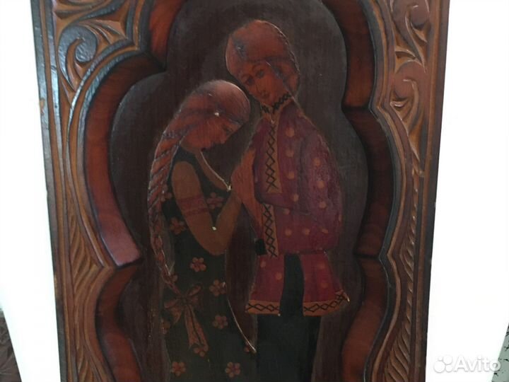 Картина на дереве СССР